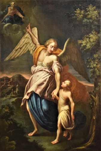 Guardian Angel - 17th century Lombard Master